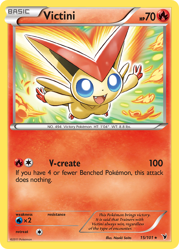 Noble Victories Holo Victini #15/101